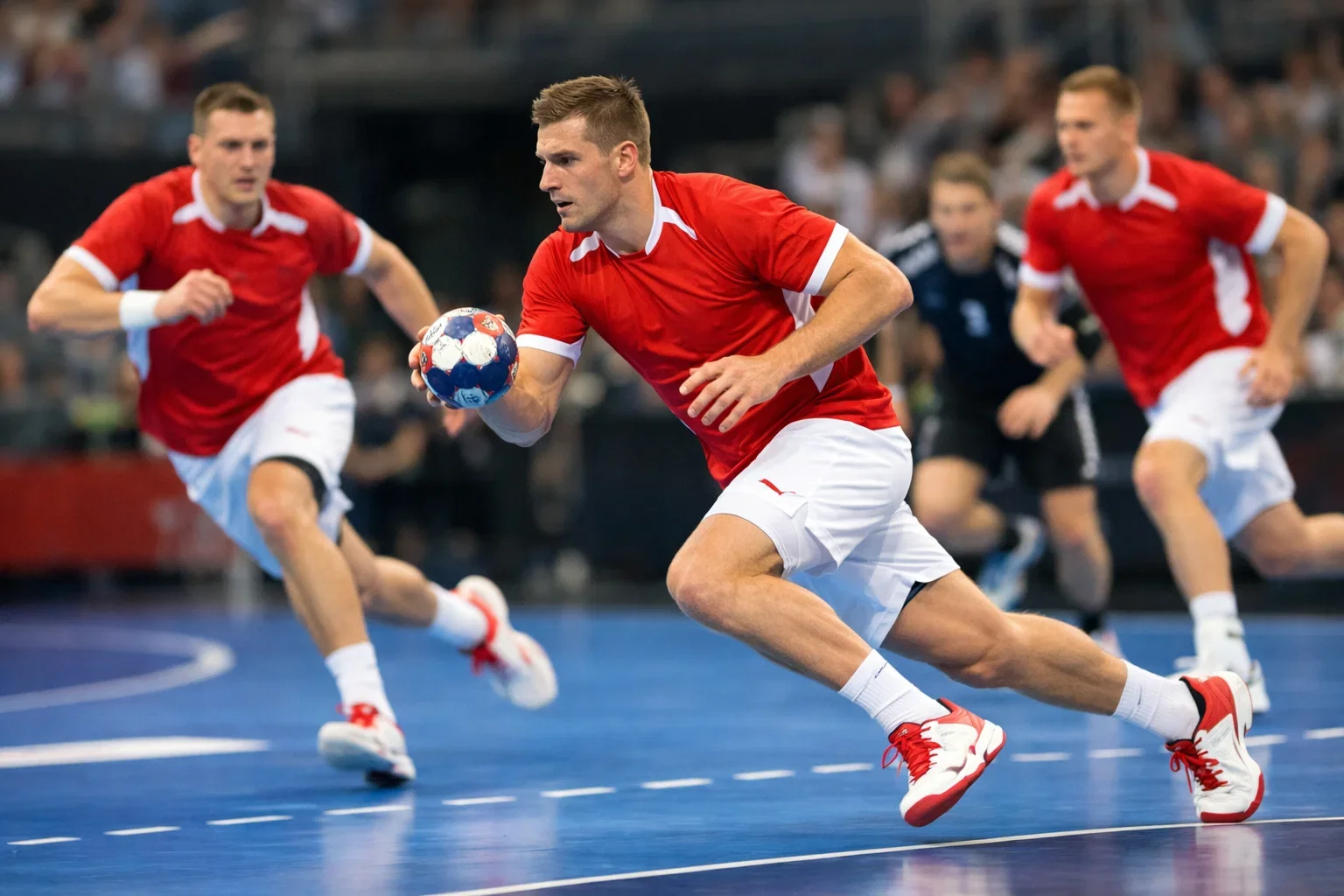 Dänische Handball Nationalmannschaft als Titelverteidiger